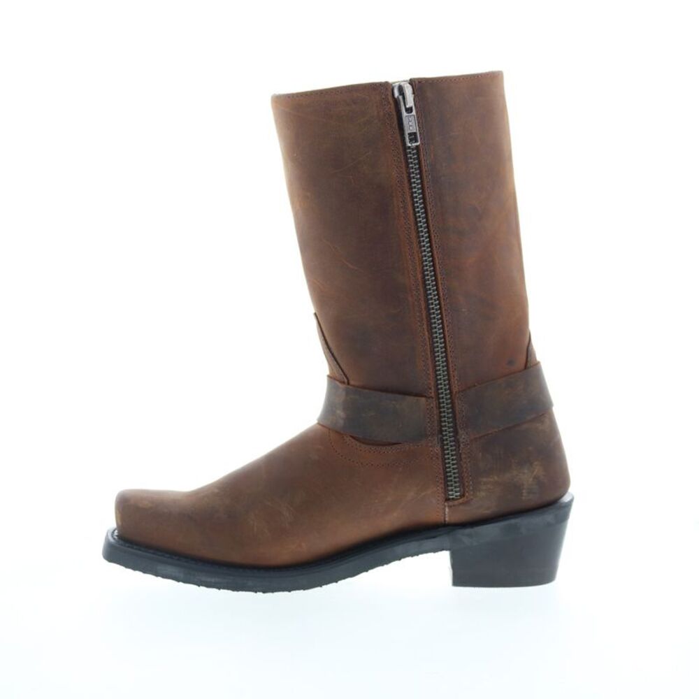 Jama Old West Womens Harness Boot Brown Boots (NWT) - Picture 3 of 4